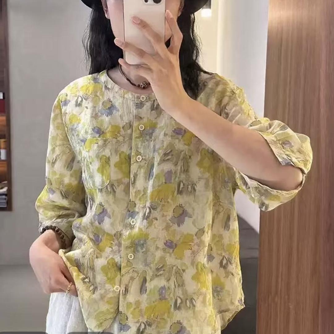 简枳文艺大码女装