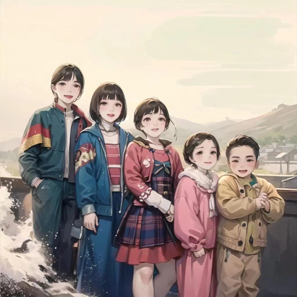 我有四个姐