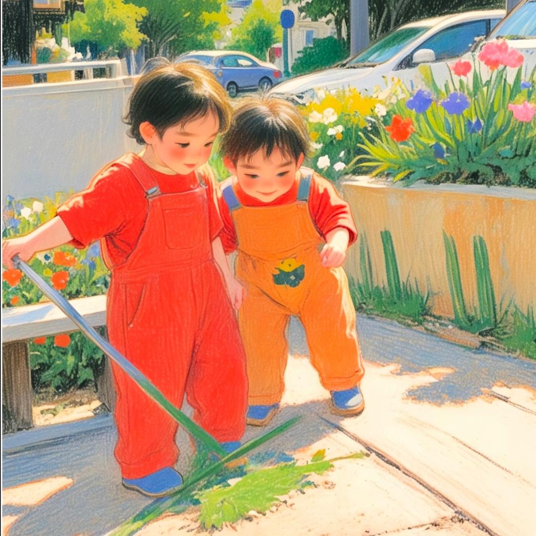 双胞胎橙子糯米