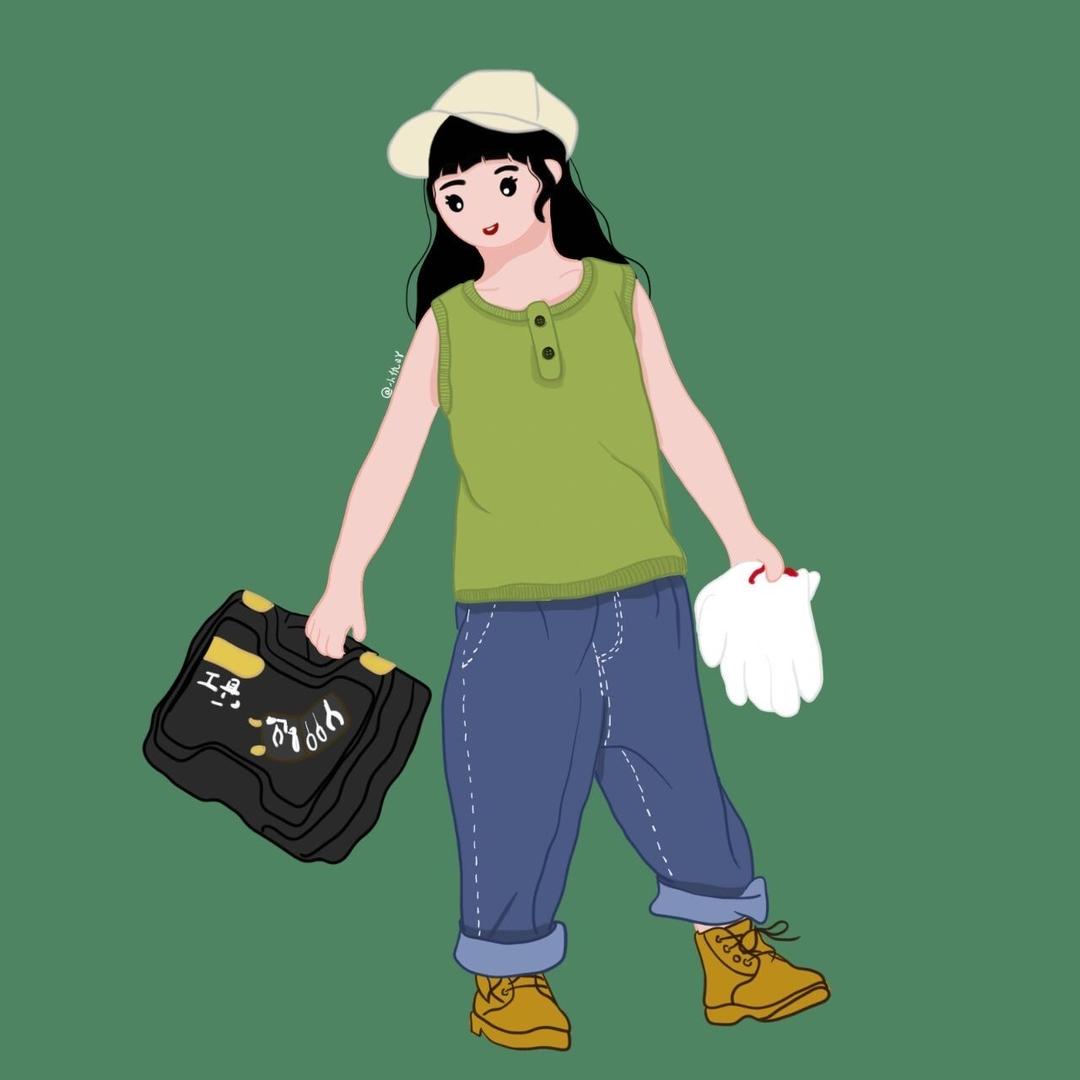 大荔修车小娘子