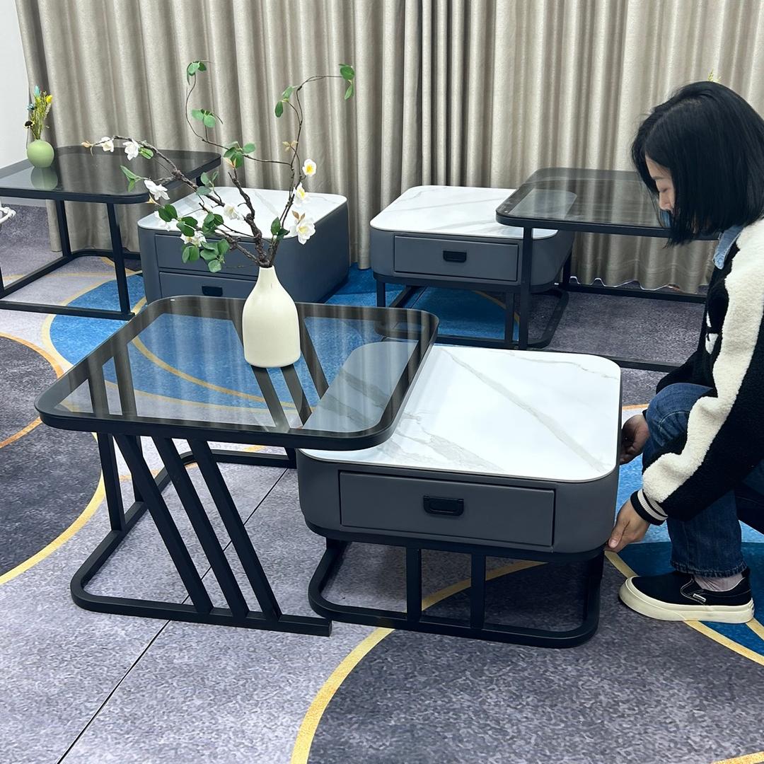岩板茶几电视柜工厂直销店