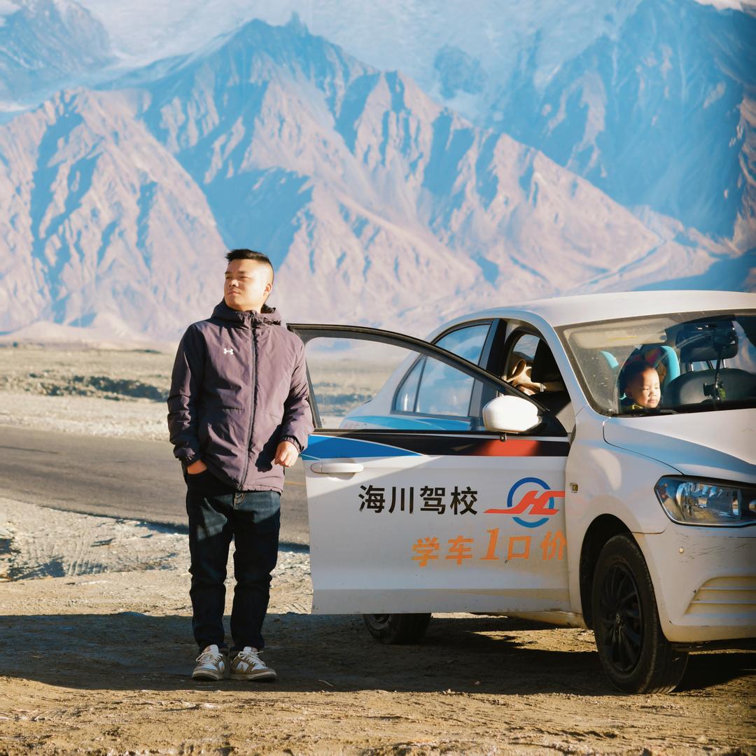 在长沙教车的小贺教练