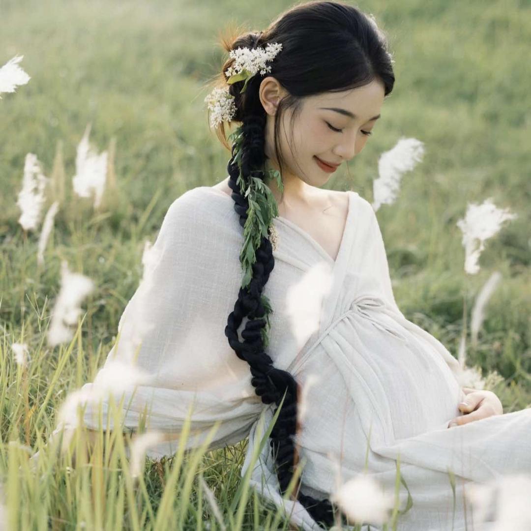 珍珠的孕期穿搭