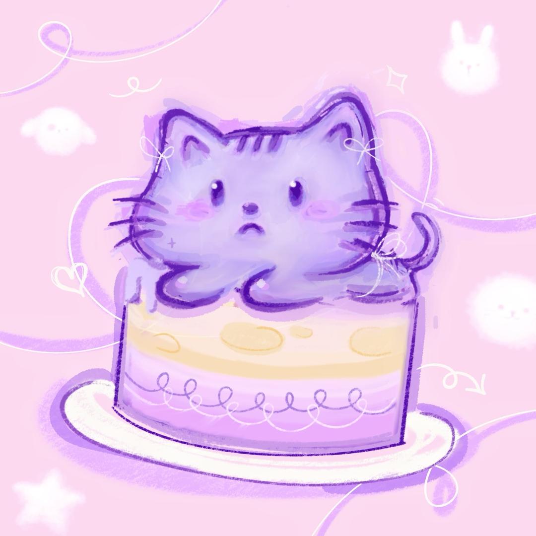 袁袁的香芋蛋糕猫