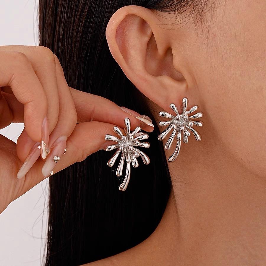 流星雨轻奢无耳洞耳夹