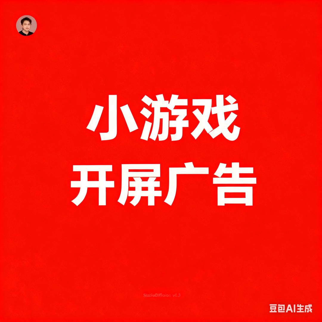 小游戏开屏广告