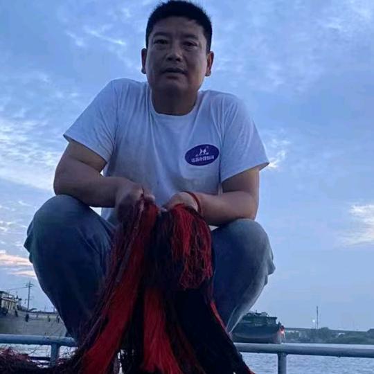 农村渔夫黎明