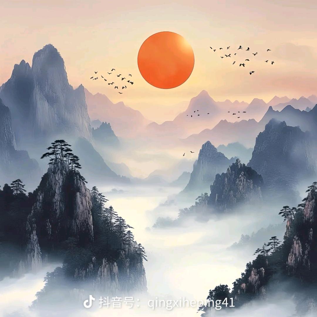 日出东方吹人醒，不及晚霞懂我心，，