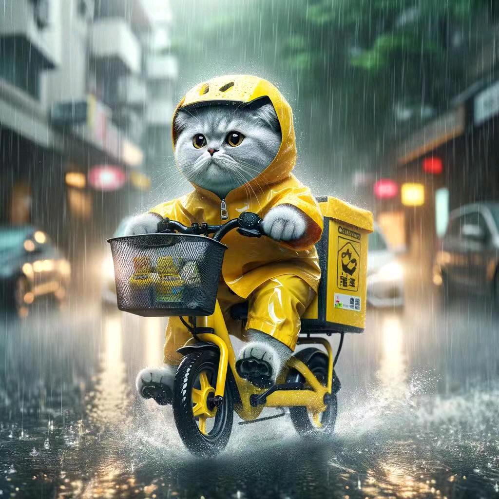 送外卖的小猫