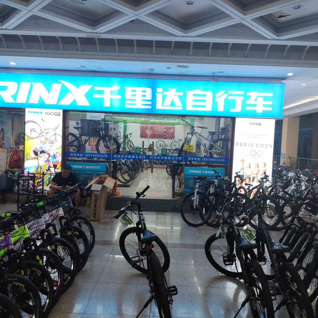 千里达自行车 中国飞鸽自行车明发广场专卖