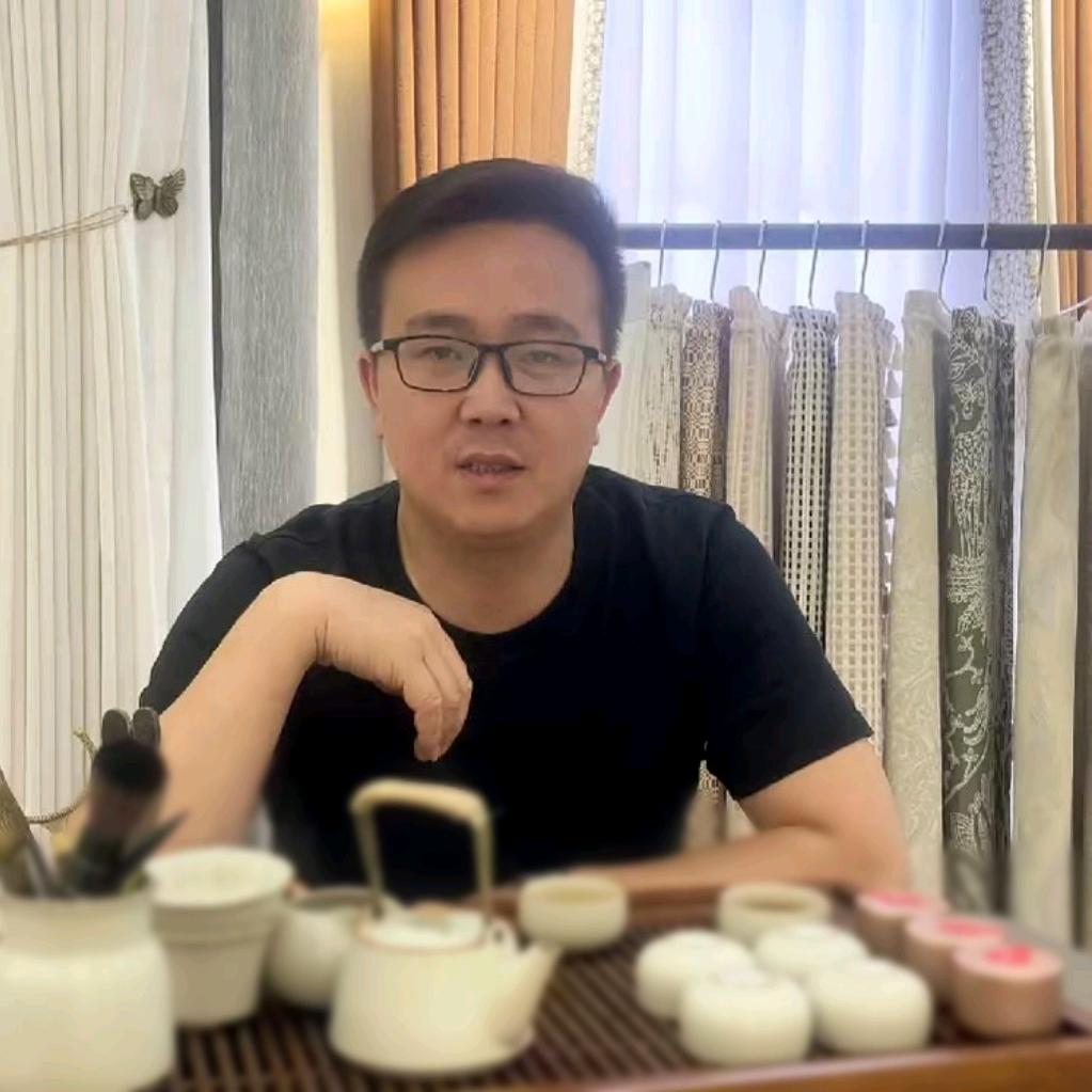 郑州新居乐窗帘蓝韵墙布