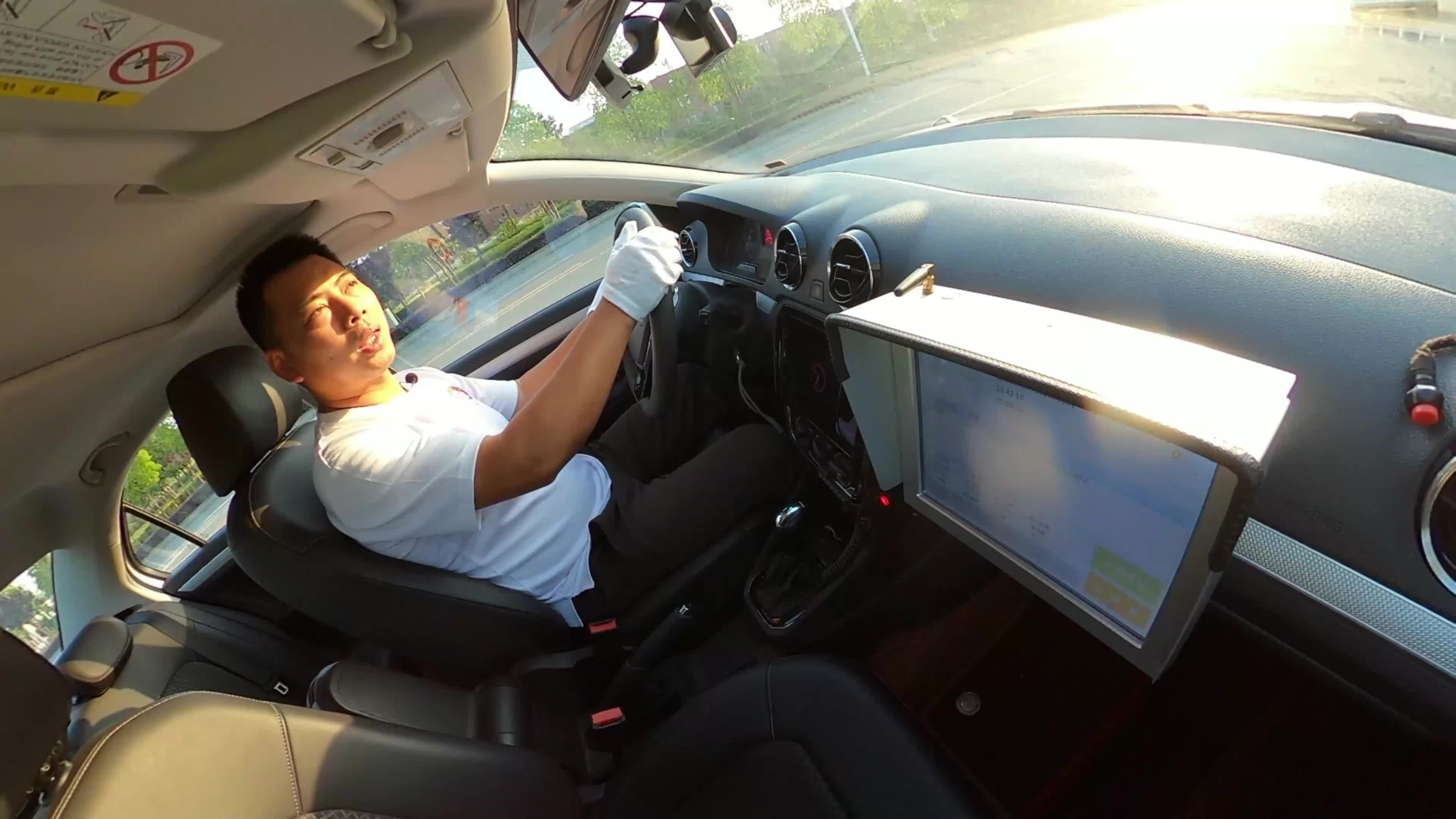 科三考试路段赖师傅现场讲解示范上车准备灯光考试直线行驶等科目三逢考必过接好运考驾照 成鑫驾校青羊分校 骑车抖音网红